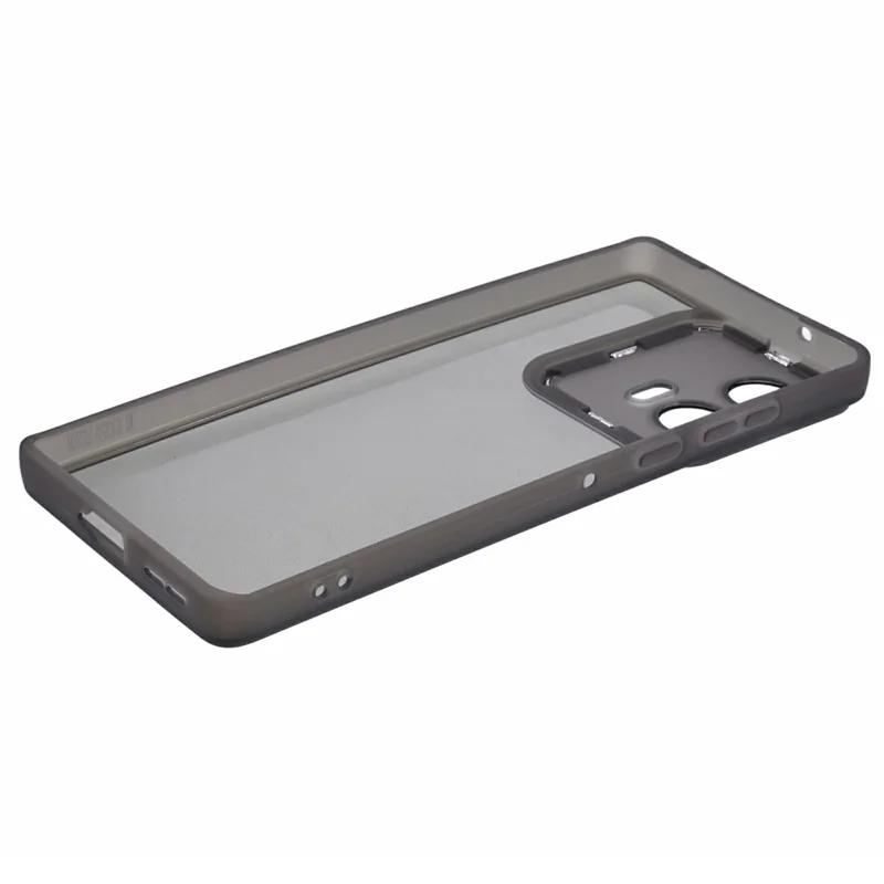Acquisto all'ingrosso per Motorola Edge 50 Fusion 5G Custodia Cornice fotocamera elettroplaccata TPU Cover per telefono - Nero trasparente
