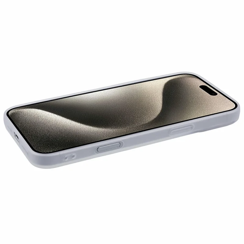 Bulk Purchasing For iPhone 16 Pro Case Electroplated Camera Frame TPU Phone Cover - Transparent White