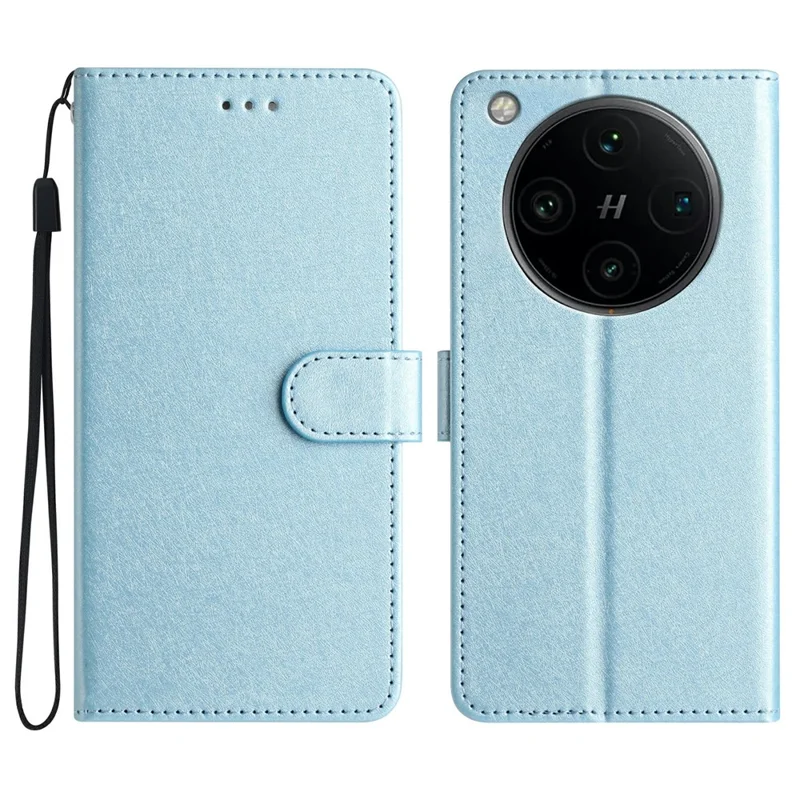 For Oppo Find X8 Pro 5G Wallet Case Leather Folio Phone Cover Magnetic Clasp - Sky Blue