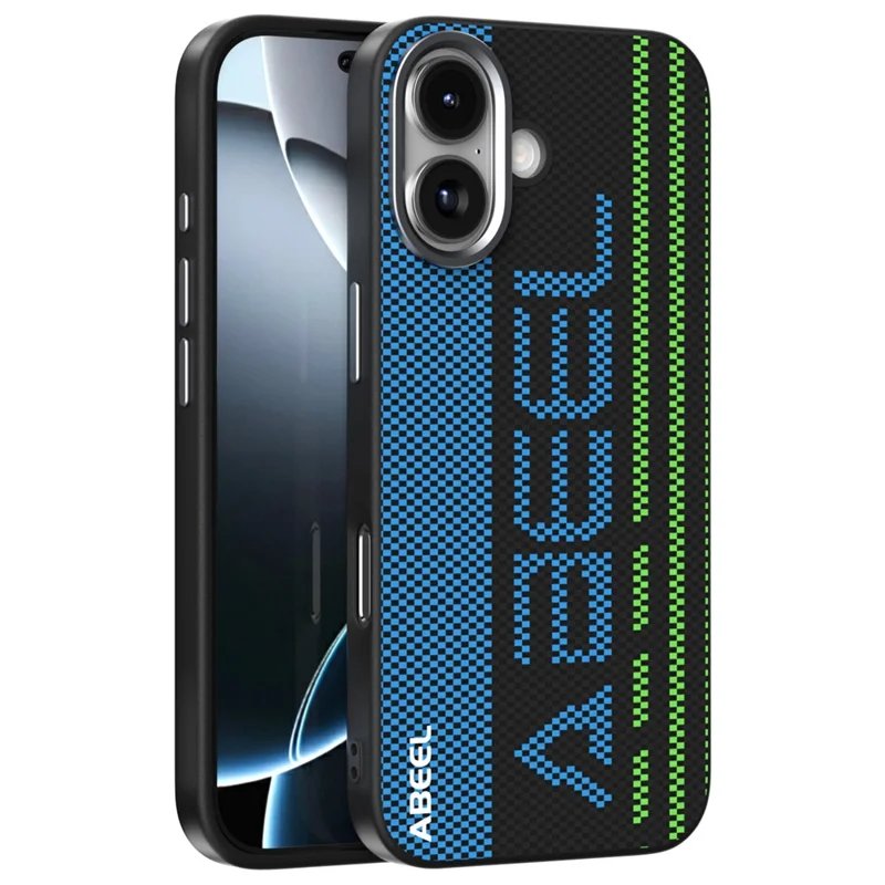 ABEEL For iPhone 17 Case Compatible with MagSafe Micro-Embossing 6D Printed PC TPU Aluminum Alloy Leather Phone Cover - Outstanding No. 1