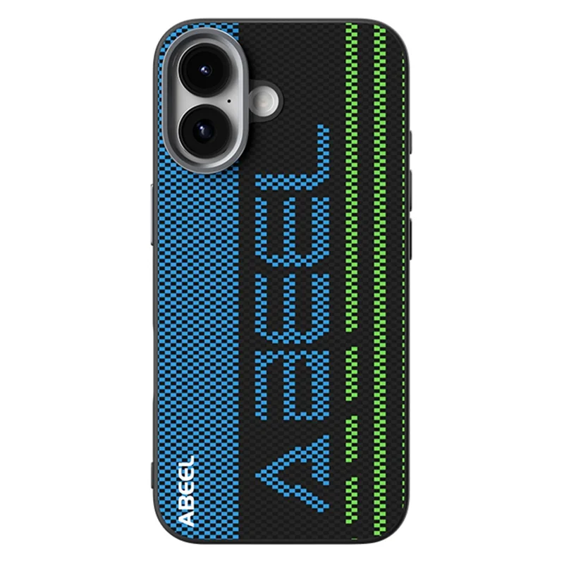 ABEEL For iPhone 17 Case Compatible with MagSafe Micro-Embossing 6D Printed PC TPU Aluminum Alloy Leather Phone Cover - Outstanding No. 1