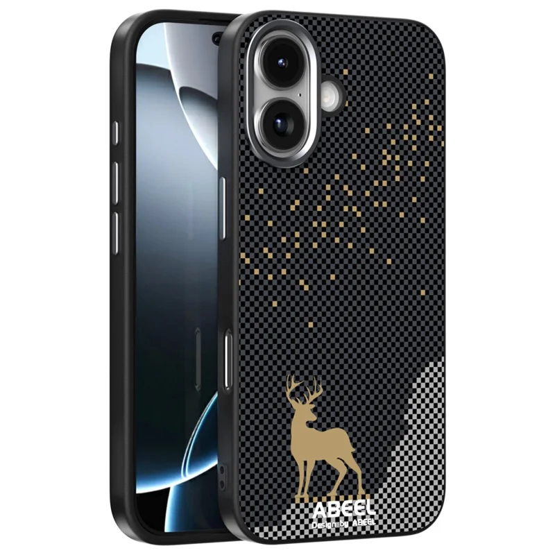 Capa ABEEL para iPhone 17 Compatível com MagSafe, Ultra Fina em PC e TPU - Estampa de Cervo