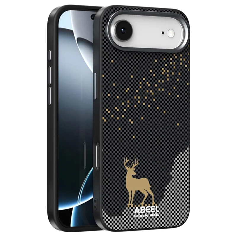 ABEEL Für iPhone 17 Lufthülle Kompatibel mit MagSafe Ultra Slim PC TPU Telefonrückseite - Hirsch