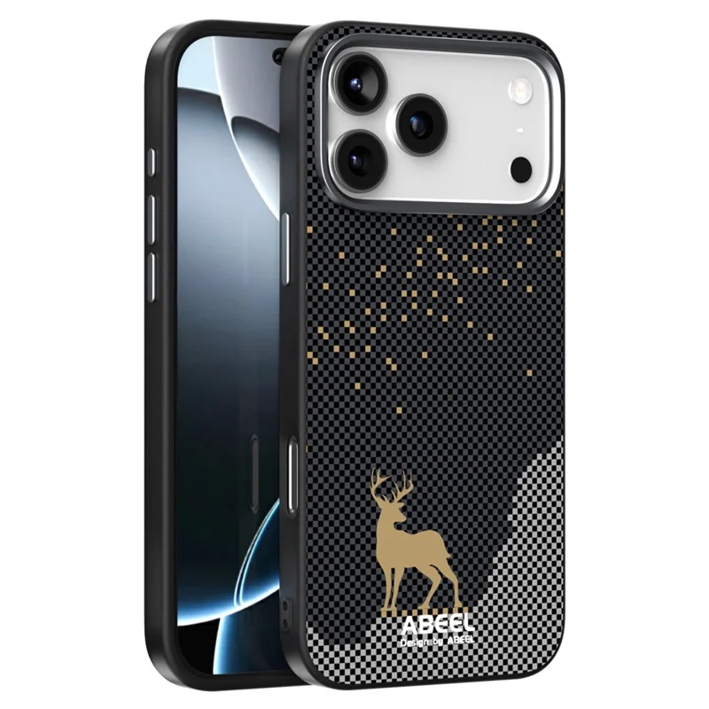 Capa ABEEL para iPhone 17 Pro Compatível com MagSafe, Ultrafina em PC TPU - Cervo