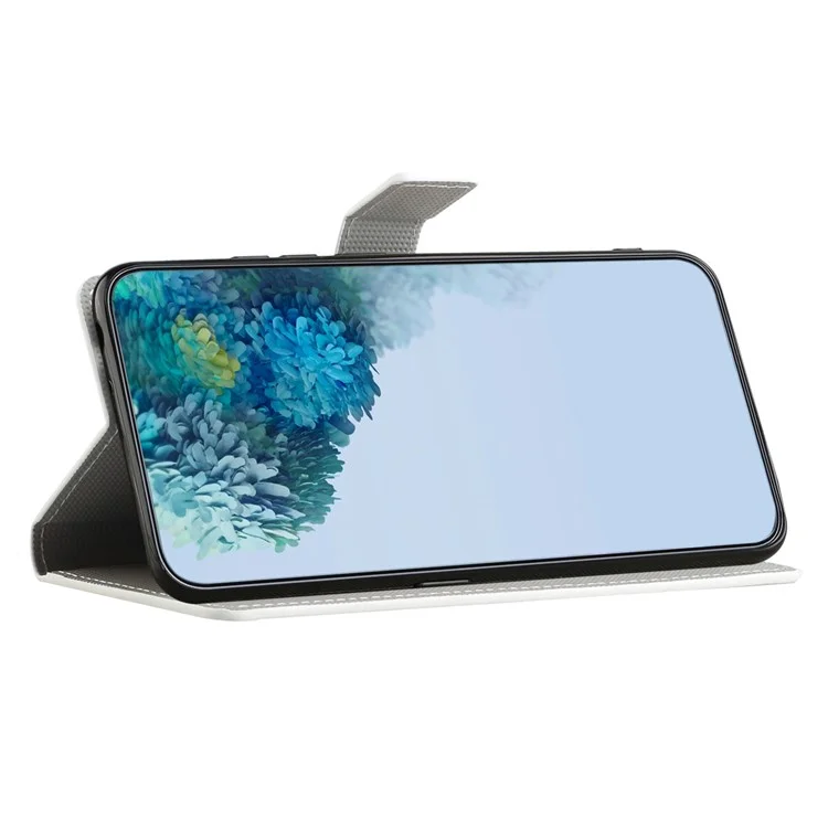 Stoßdämpfer Hülle Für Samsung Galaxy A14 5G Wallet Phone Hülle Muster Druck PU Leder Folio Flip Cover Mit Ständer - Punkte / Eule