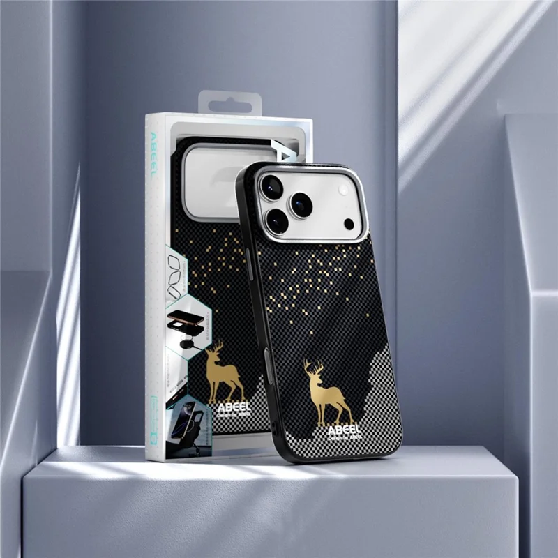 ABEEL For iPhone 17 Pro Max Case Compatible with MagSafe Ultra Slim PC TPU Phone Back Cover - The Great Wall