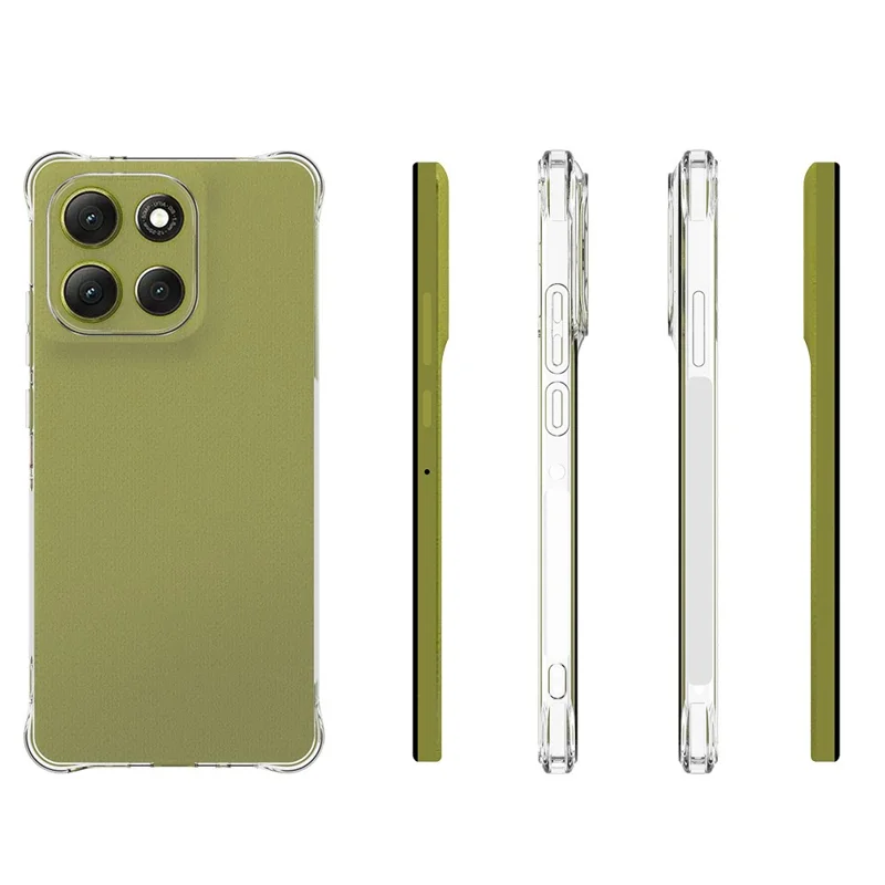 Funda de TPU para Motorola Moto G86 5G, Transparente y Antideslizante