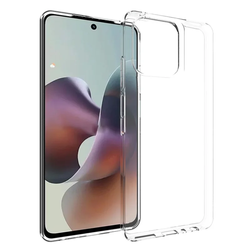 Pour Motorola Moto G56 5G Étui Résistant aux Éclaboussures TPU Transparent Coque Arrière de Téléphone