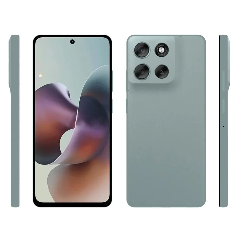 Pour Motorola Moto G56 5G Étui Résistant aux Éclaboussures TPU Transparent Coque Arrière de Téléphone