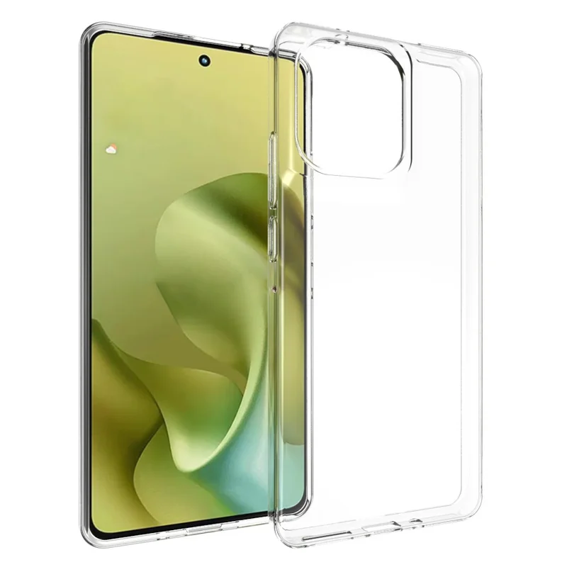 Funda trasera de teléfono TPU transparente resistente a la marca de agua para Motorola Moto G86 5G