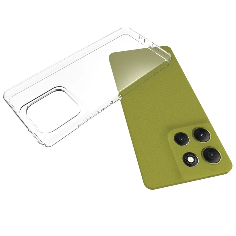 Funda trasera de teléfono TPU transparente resistente a la marca de agua para Motorola Moto G86 5G