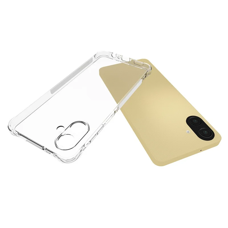 Für Samsung Galaxy A07 TPU-Handyhülle Rutschfest Transparente Handyhülle