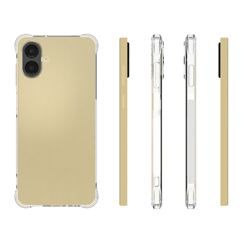 Für Samsung Galaxy A07 TPU-Handyhülle Rutschfest Transparente Handyhülle