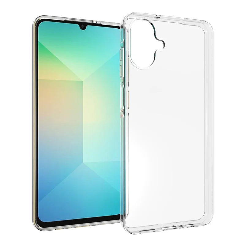 Für Samsung Galaxy A07 Hülle Wasserzeichenresistent TPU Transparente Handyrückseite Schutzhülle