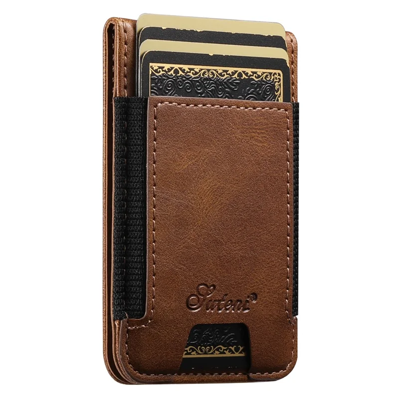 SUTENI Para Google Pixel 10 / 10 Pro Capa Compatível com Suporte para Cartão MagSafe com Apoio de Mão e Capa para Celular - Marrom