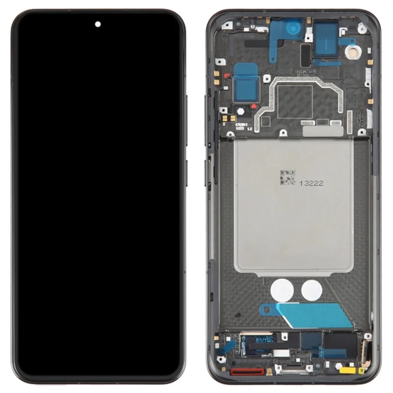 For Xiaomi 13 Grade C OLED Screen and Digitizer Assembly + Frame Spare Part (Without Logo) - Black