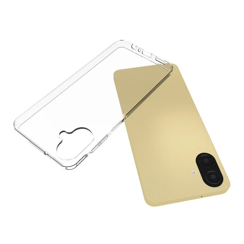Pack de 10 Fundas Transparentes TPU con Protección para Teléfono Samsung Galaxy A07, Sin Marca de Agua