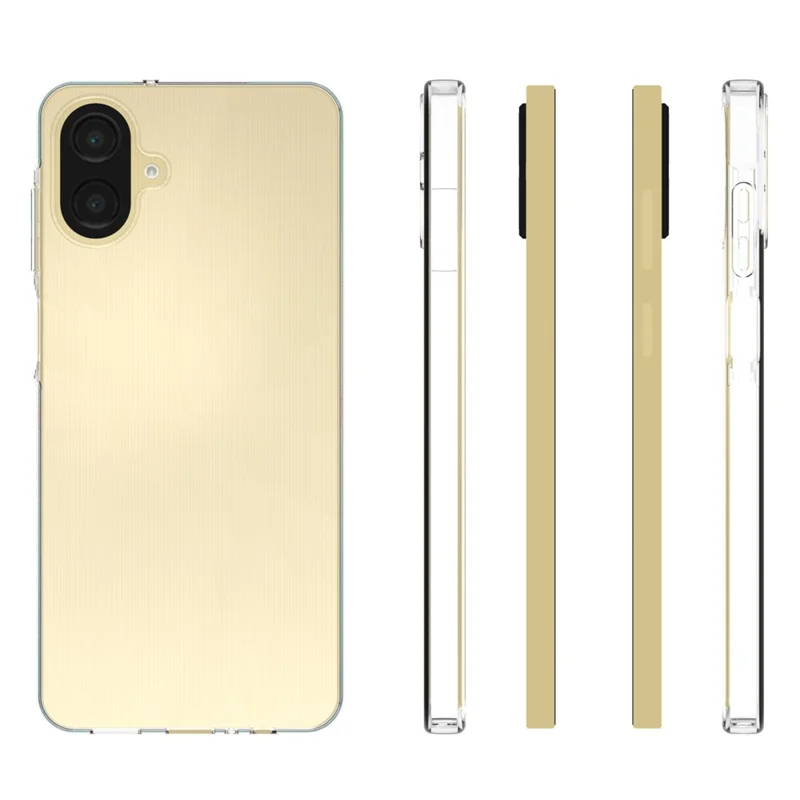 Pack de 10 Fundas Transparentes TPU con Protección para Teléfono Samsung Galaxy A07, Sin Marca de Agua