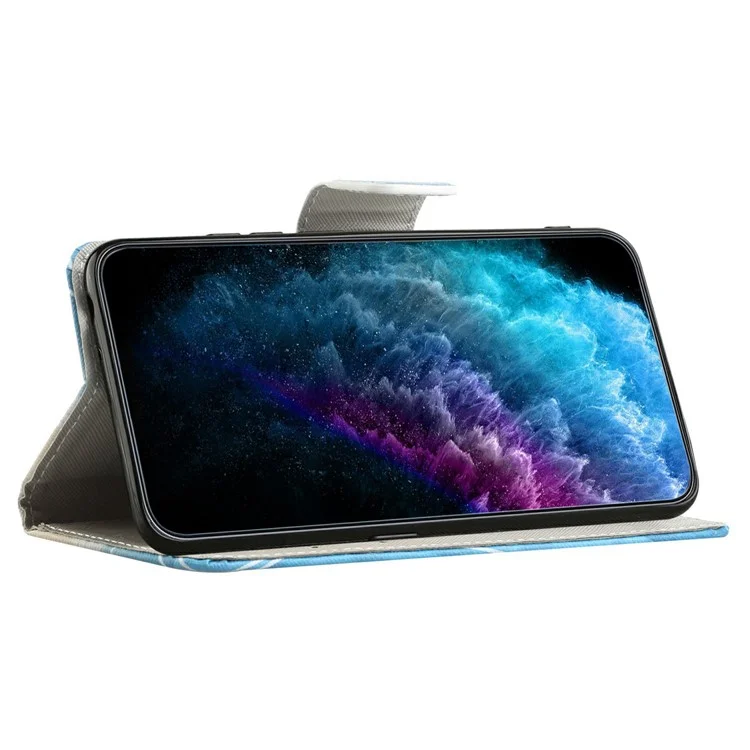 Para Xiaomi Redmi A1 4G Textura Cruzada PU Cuero Billetera Patrillo Patrillo Diseño Cierre Magnético Cubierta de Soporte Folio Folio Folio - Torre