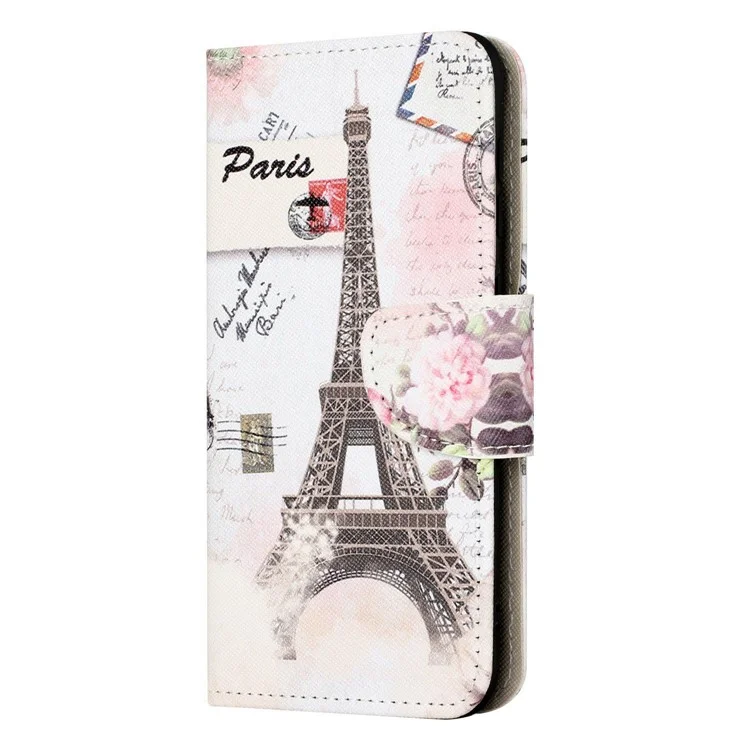 Para Xiaomi Redmi A1 4G Textura Cruzada PU Cuero Billetera Patrillo Patrillo Diseño Cierre Magnético Cubierta de Soporte Folio Folio Folio - Torre