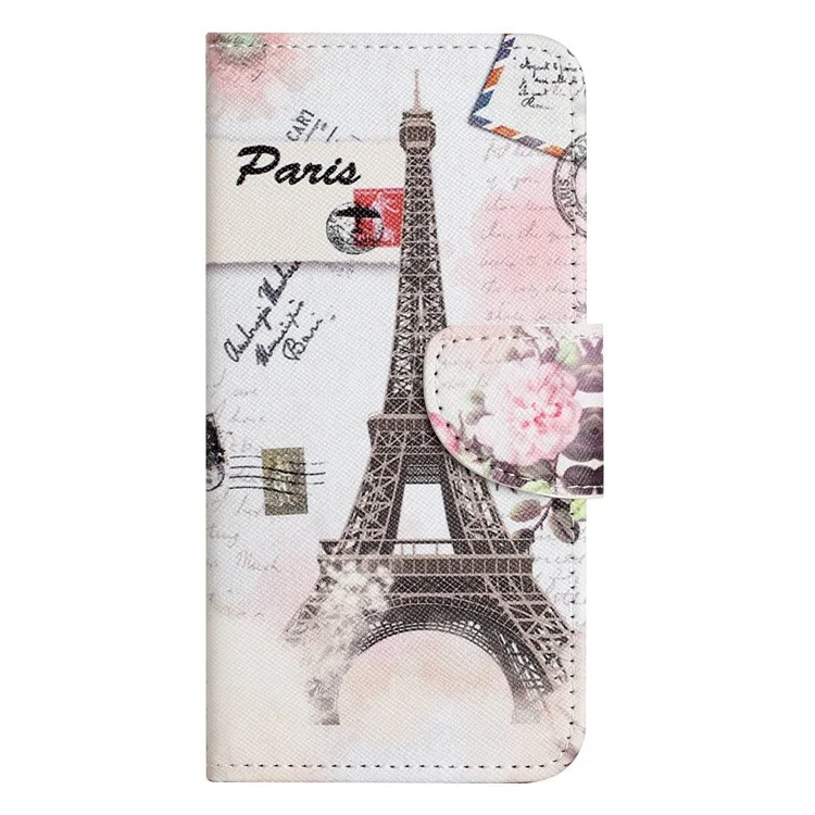 Para Xiaomi Redmi A1 4G Textura Cruzada PU Cuero Billetera Patrillo Patrillo Diseño Cierre Magnético Cubierta de Soporte Folio Folio Folio - Torre