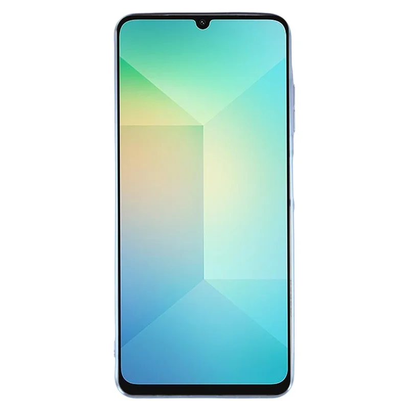 KADEM Per Samsung Galaxy A05 4G Cover con Anello Supporto TPU Fiori Cover Telefono Sfumato Glitter - Blu