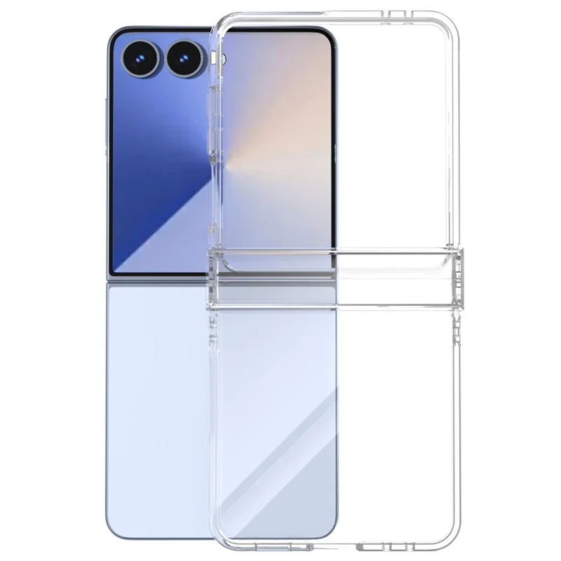 Per Samsung Galaxy Z Flip7 5G Custodia Antiurto Trasparente Rigida PC Copertina Telefonica
