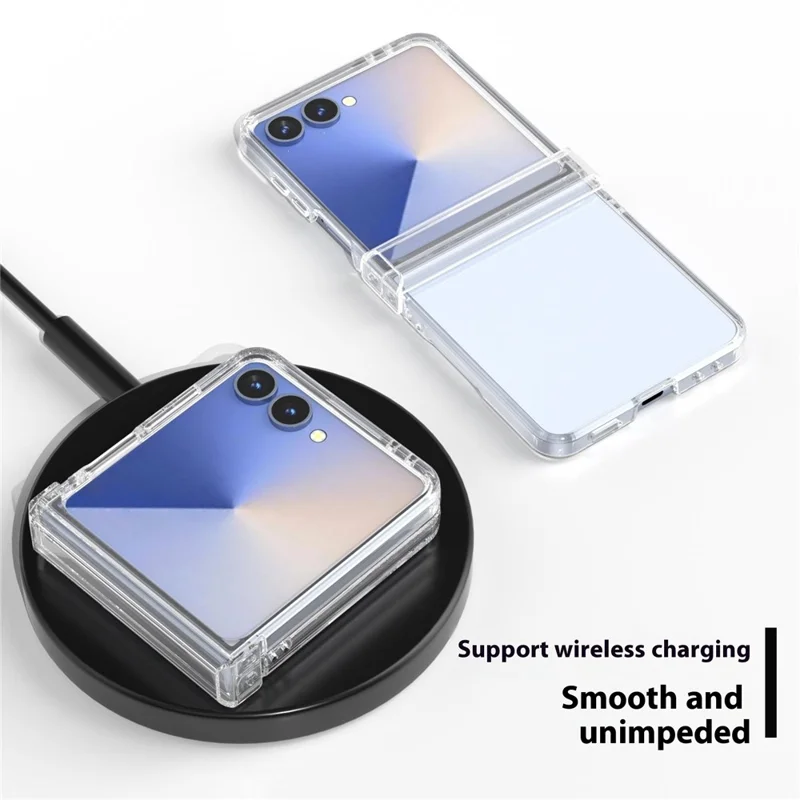 Per Samsung Galaxy Z Flip7 5G Custodia Antiurto Trasparente Rigida PC Copertina Telefonica