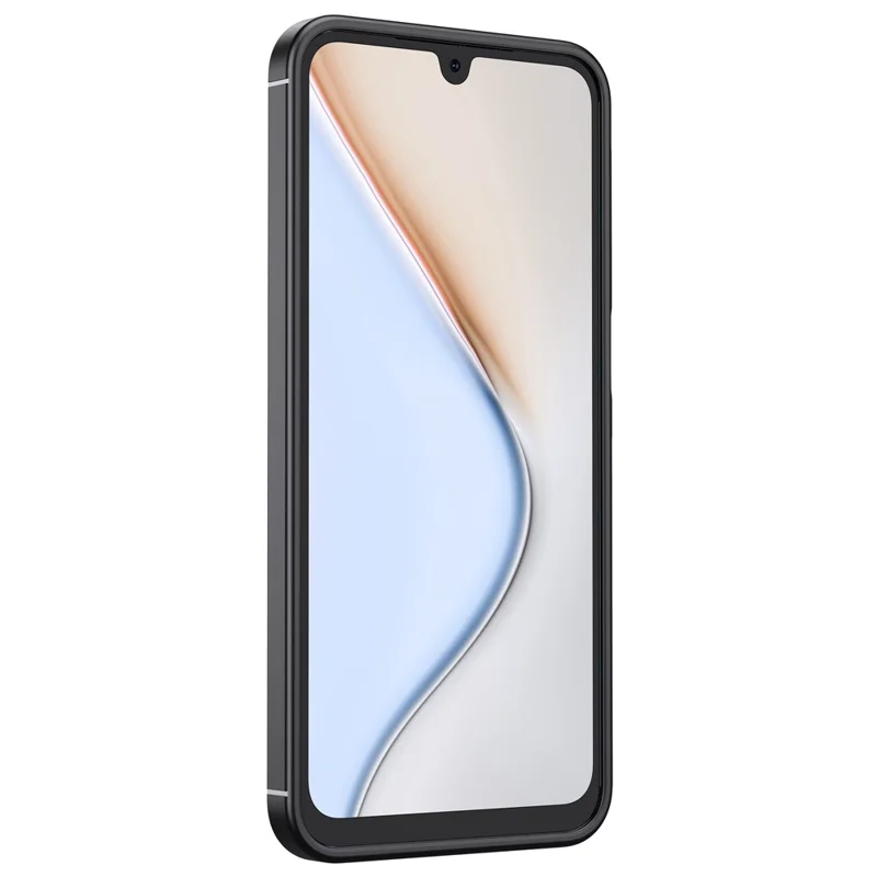 Pour Samsung Galaxy A17 5G Étui Texture Litchi TPU Flexible Housse de Téléphone, Noir