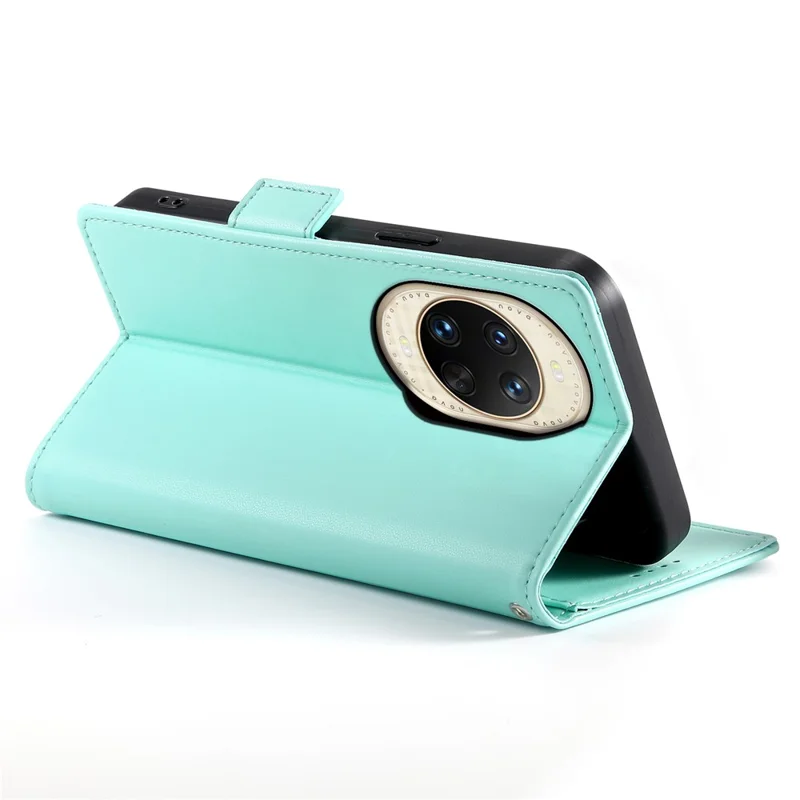 For Huawei nova 14 Ultra 5G Stand Case PU Leather Wallet Phone Cover - Mint Green