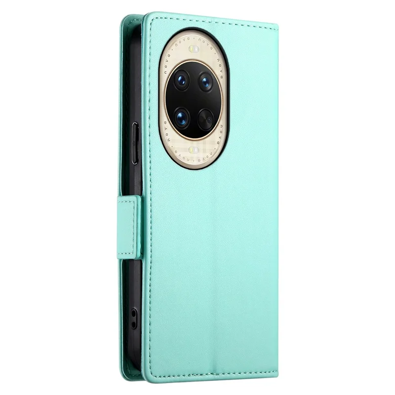 For Huawei nova 14 Ultra 5G Stand Case PU Leather Wallet Phone Cover - Mint Green