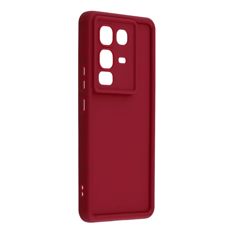 Cover per Infinix Note 50 4G / Note 50 Pro 4G con Design Scanalato TPU Antiscivolo - Rosso