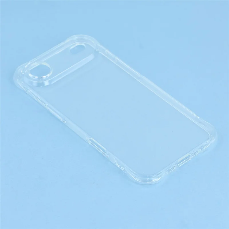 Capa de Ar para iPhone 17 Case 2.0mm TPU Transparente com Protetor de Tela de Vidro Temperado