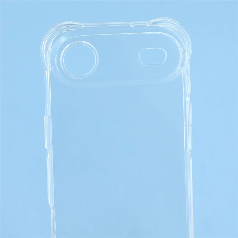 Capa de Ar para iPhone 17 Case 2.0mm TPU Transparente com Protetor de Tela de Vidro Temperado