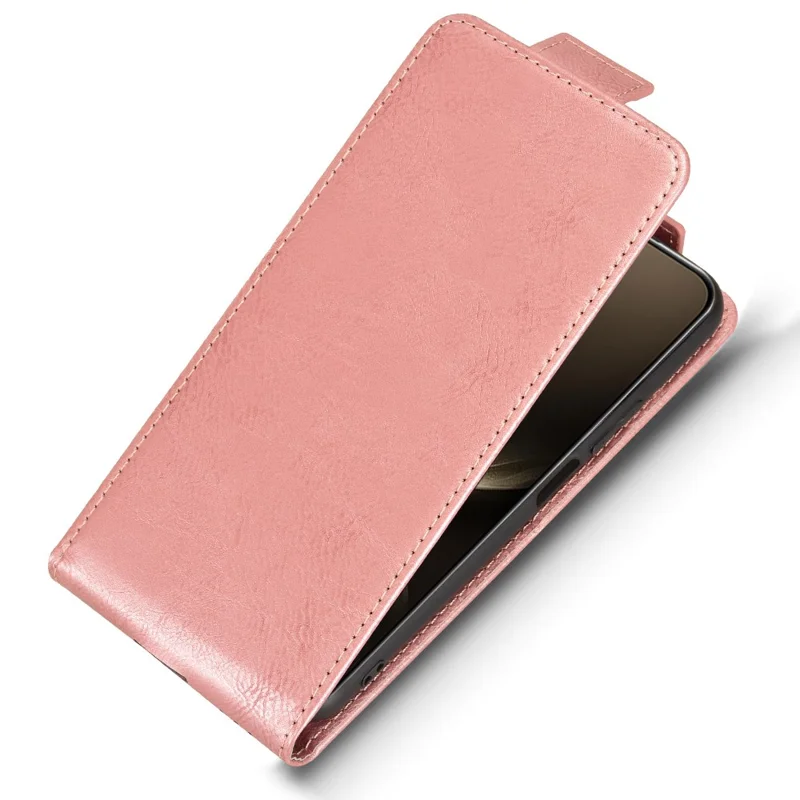 Funda con Tapa para Huawei nova 14 Pro 5G con Soporte, Cierre Magnético, Flip Vertical de Cuero con Tarjetero - Oro Rosa