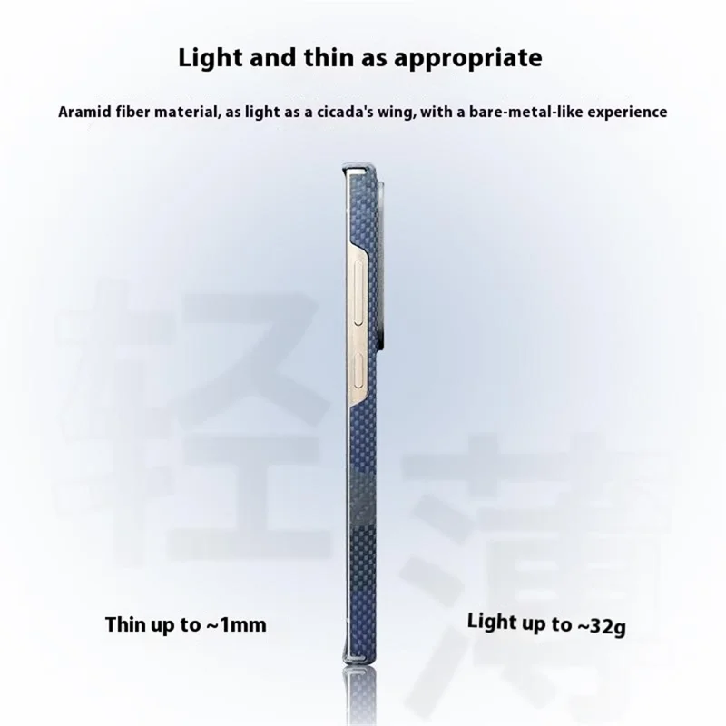 For Samsung Galaxy S25 Ultra Magnetic Case Precise Cutouts Aramid Fiber Phone Cover with Metal Lens Frame - Moon