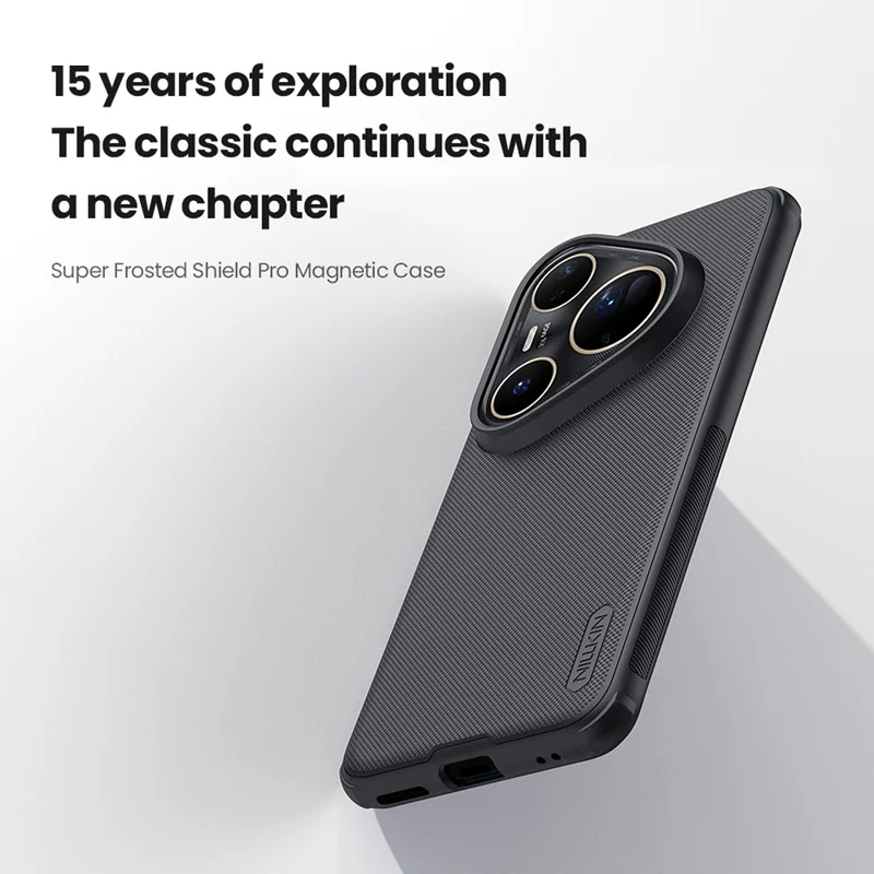 Étui NILLKIN Frosted Shield Pro pour Huawei Pura 80 Ultra Compatible avec MagSafe Coque de téléphone PC + TPU