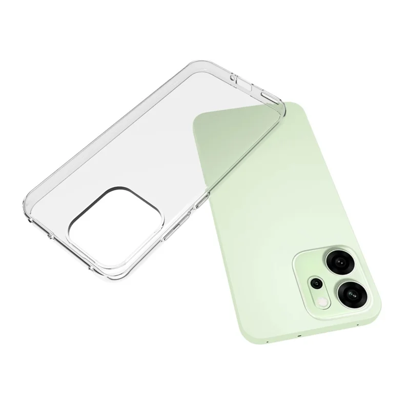 Capa Transparente de TPU Resistente a Marcas d'Água para Oppo Reno14 5G (Global)