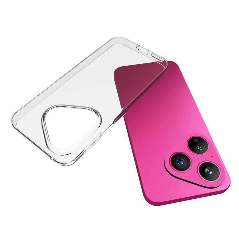 Achat en gros de coque arrière transparente résistante aux traces pour téléphone Huawei Pura 80 en TPU