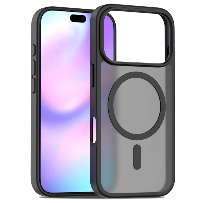 Bulk Purchasing For iPhone 17 Pro Case Compatible with MagSafe Skin Touch TPU Acrylic Phone Back Cover - Black