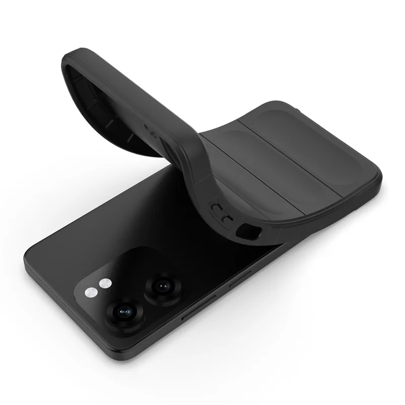 Capa para Oppo A5x 5G / 4G Anti-Queda Macia de TPU Resistente para Celular - Preto