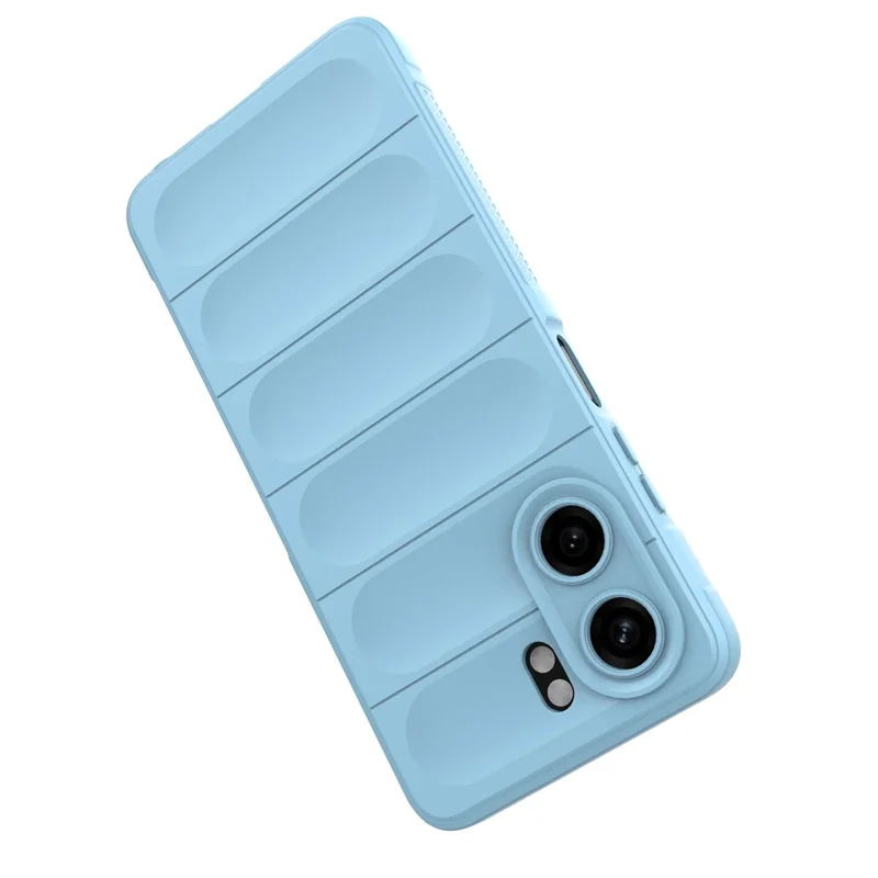 For Oppo A5x 5G  /  4G Case Anti-Drop Soft TPU Rugged Phone Back Cover - Baby Blue