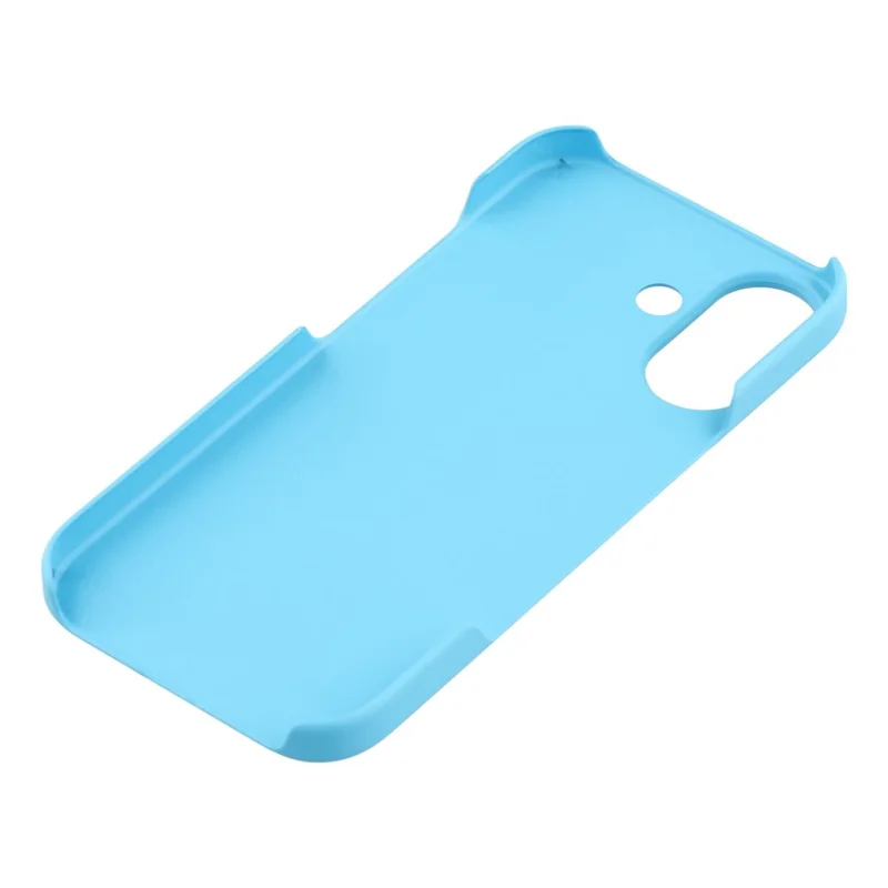 Coque pour iPhone 17 Rigide Anti-choc Givré Minimaliste - Bleu Ciel