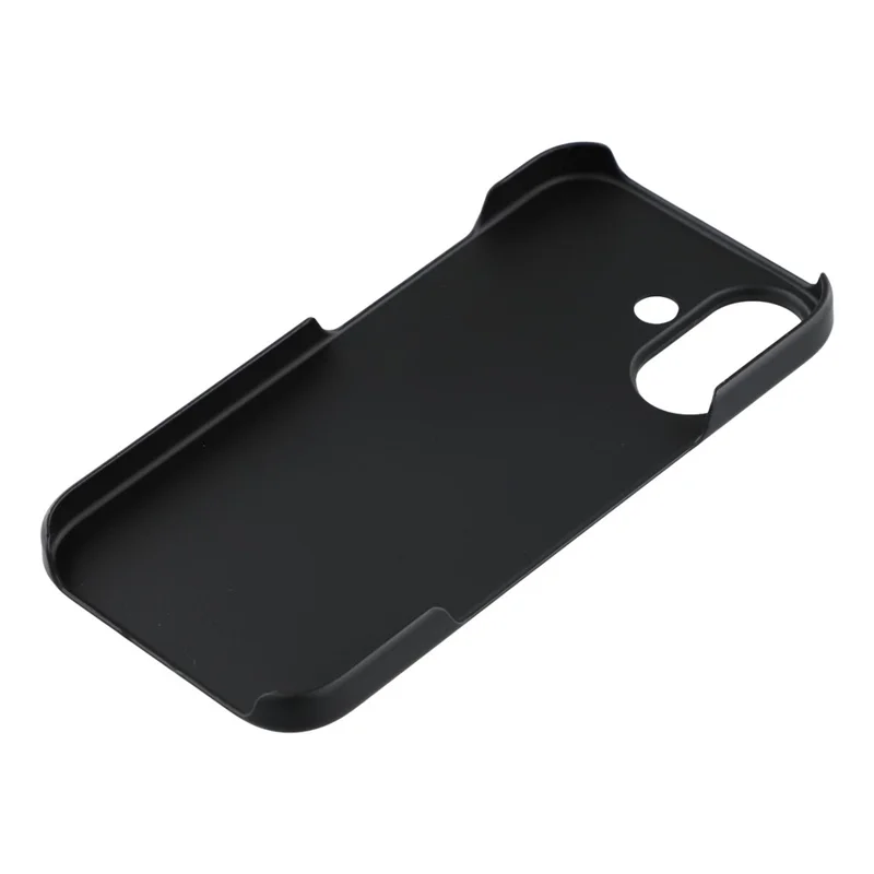 For iPhone 17 Case Hard PC Drop Proof Frosted Minimalist Phone Cover - Black