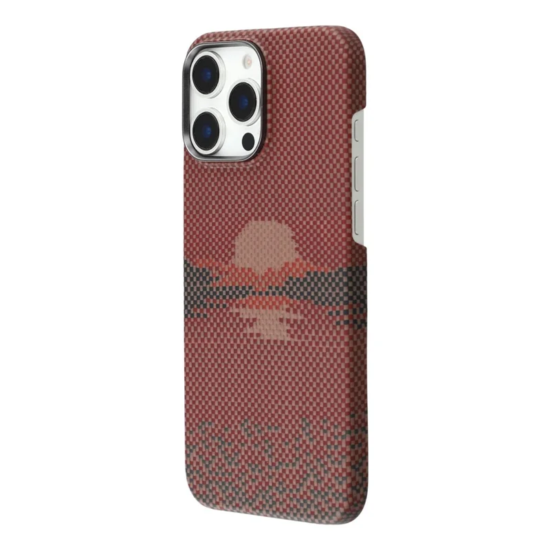 Capa Magnética para iPhone 16 com Grande Recorte para Câmera, Fibra de Aramida e Moldura Metálica para Lente - Sun