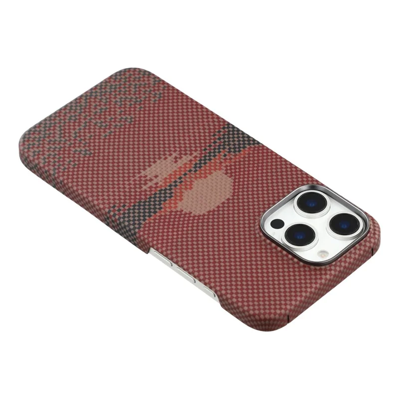 Capa Magnética para iPhone 16 com Grande Recorte para Câmera, Fibra de Aramida e Moldura Metálica para Lente - Sun
