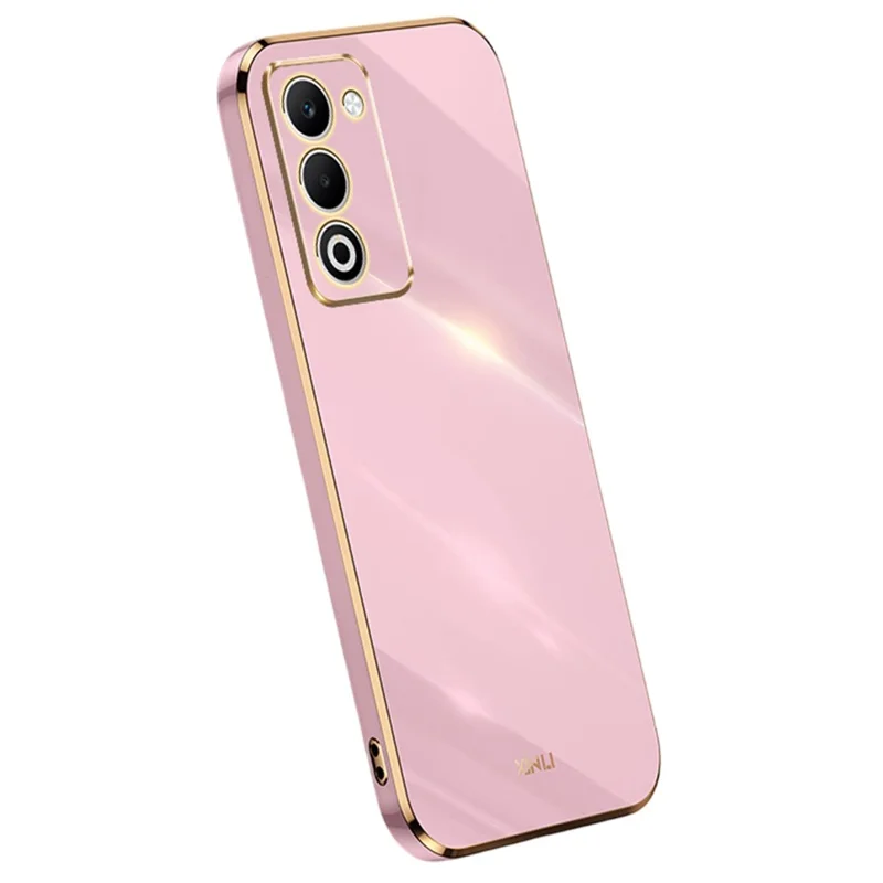 XINLI Pour Oppo A5 5G / 4G Étui Coque de Téléphone en TPU avec Cadre Électrolytique - Violet