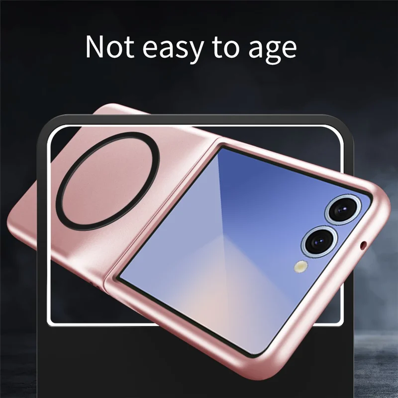For Samsung Galaxy Z Flip7 5G Case Compatible with MagSafe Skin-Touch Matte Hard PC Phone Cover - Sapphire