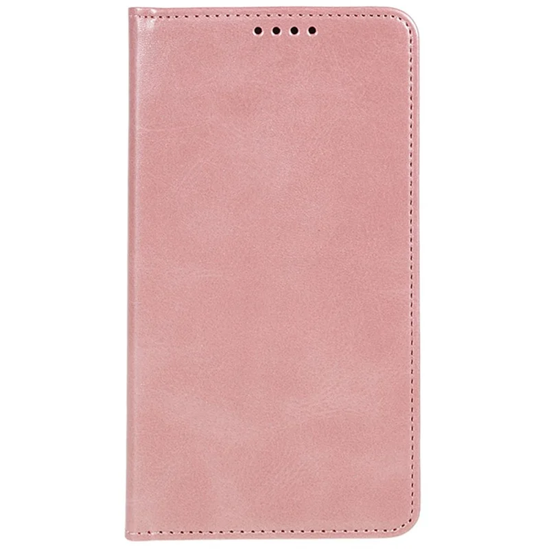 For Samsung Galaxy XCover7 Pro Case Strong Magnetic PU Leather Phone Cover Calf Texture - Rose Gold