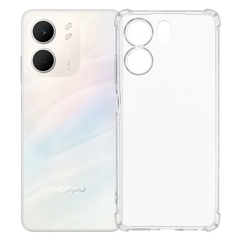 Capa para Oppo A5x 5G / 4G Reforçada com Quatro Cantos Antichoque em TPU Transparente